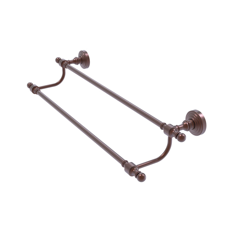 Allied Brass Retro Wave Collection 36 Inch Double Towel Bar RW-72-36-CA