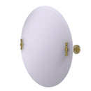 Allied Brass Frameless Round Tilt Mirror with Beveled Edge RW-90-UNL