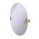 Allied Brass Frameless Oval Tilt Mirror with Beveled Edge RW-91-PB