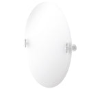 Allied Brass Frameless Oval Tilt Mirror with Beveled Edge RW-91-WHM