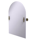 Allied Brass Frameless Arched Top Tilt Mirror with Beveled Edge RW-94-ABR