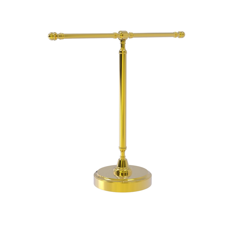 Allied Brass Vanity Top 2 Arm Guest Towel Holder RWM-2-PB