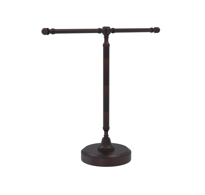 Allied Brass Vanity Top 2 Arm Guest Towel Holder RWM-2-VB