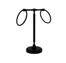 Allied Brass Vanity Top 2 Towel Ring Guest Towel Holder RWM-3-BKM