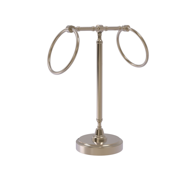 Allied Brass Vanity Top 2 Towel Ring Guest Towel Holder RWM-3-PEW