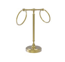 Allied Brass Vanity Top 2 Towel Ring Guest Towel Holder RWM-3-SBR