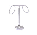 Allied Brass Vanity Top 2 Towel Ring Guest Towel Holder RWM-3-SCH