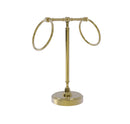 Allied Brass Vanity Top 2 Towel Ring Guest Towel Holder RWM-3-UNL