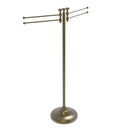 Allied Brass Towel Stand with 4 Pivoting Swing Arms RWM-8-ABR