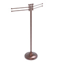 Allied Brass Towel Stand with 4 Pivoting Swing Arms RWM-8-CA