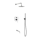 KubeBath Aqua Rondo Shower Set with 8" Rain Shower Handheld and Tub FillerÂ R-WR8TFHH3V