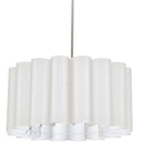 Dainolite 4 Light Sandra Pendant Milano White Polished Chrome	 SAN244-PC-2400