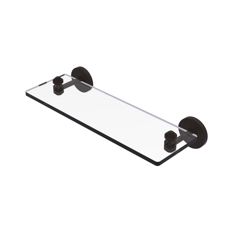 Allied Brass South Beach Collection 16 Inch Glass Vanity Shelf with Beveled Edges SB-1-16-ORB