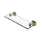 Allied Brass South Beach Collection 16 Inch Glass Vanity Shelf with Beveled Edges SB-1-16-UNL