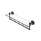 Allied Brass Southbeach Collection 22 Inch Glass Vanity Shelf with Integrated Towel Bar SB-1TB-22-ORB