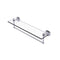 Allied Brass Southbeach Collection 22 Inch Glass Vanity Shelf with Integrated Towel Bar SB-1TB-22-PC