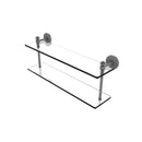 Allied Brass Southbeach Collection 22 Inch Two Tiered Glass Shelf SB-2-22-GYM