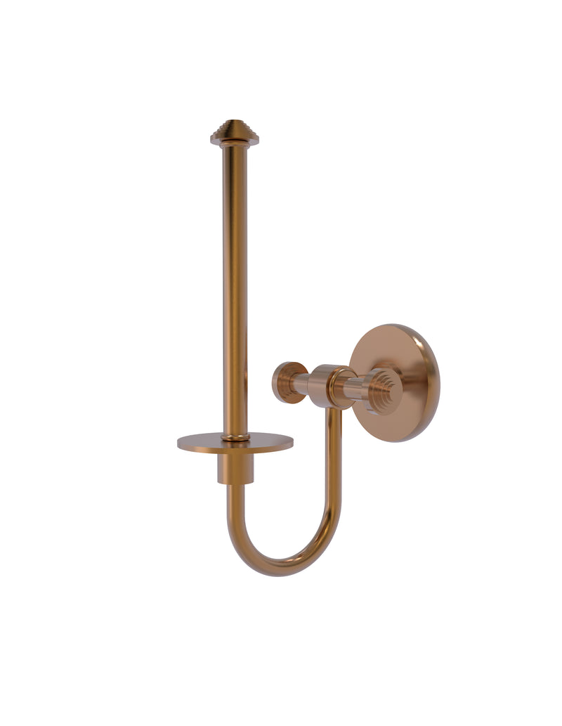 Allied Brass Southbeach Collection Upright Toilet Tissue Holder SB-24U-BBR