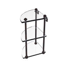 Allied Brass Southbeach Collection Three Tier Corner Glass Shelf SB-6-VB