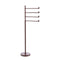 Allied Brass Southbeach Collection Free Standing 4 Pivoting Swing Arm Towel Stand SB-84-CA