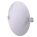 Allied Brass Frameless Round Tilt Mirror with Beveled Edge SB-90-SCH