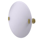 Allied Brass Frameless Round Tilt Mirror with Beveled Edge SB-90-UNL