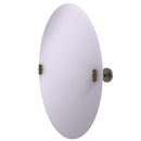 Allied Brass Frameless Oval Tilt Mirror with Beveled Edge SB-91-ABR