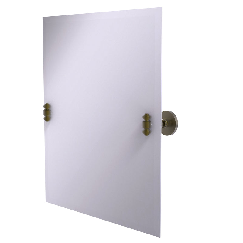 Allied Brass Frameless Rectangular Tilt Mirror with Beveled Edge SB-92-ABR