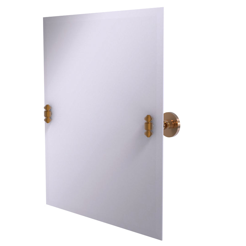 Allied Brass Frameless Rectangular Tilt Mirror with Beveled Edge SB-92-BBR