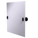 Allied Brass Frameless Rectangular Tilt Mirror with Beveled Edge SB-92-BKM