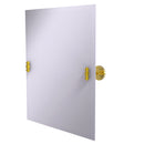 Allied Brass Frameless Rectangular Tilt Mirror with Beveled Edge SB-92-PB