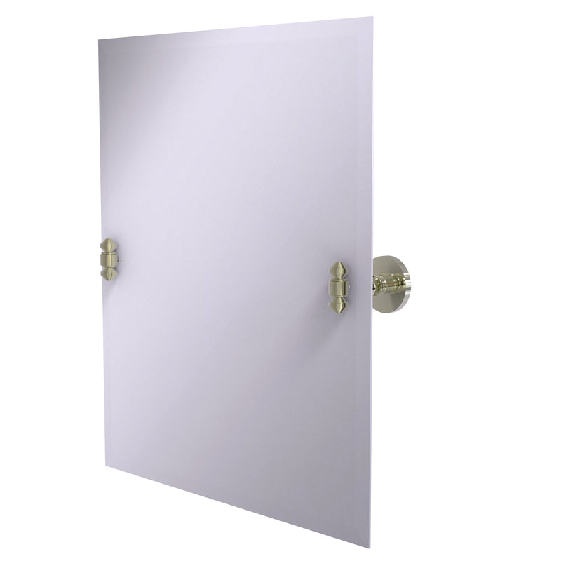 Allied Brass Frameless Rectangular Tilt Mirror with Beveled Edge SB-92-PNI