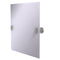 Allied Brass Frameless Rectangular Tilt Mirror with Beveled Edge SB-92-SN