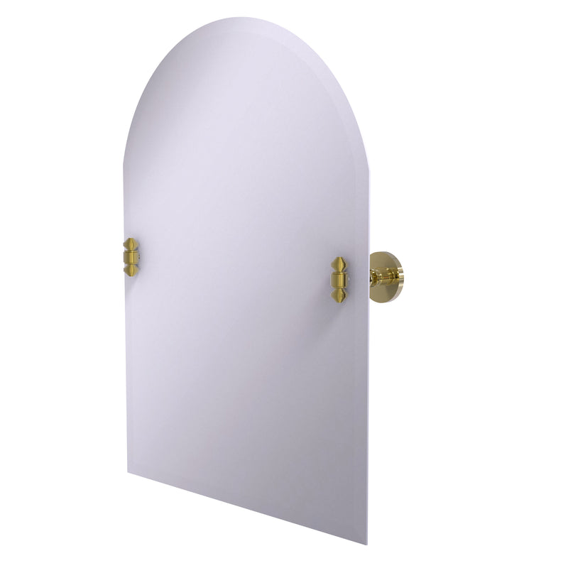 Allied Brass Frameless Arched Top Tilt Mirror with Beveled Edge SB-94-UNL