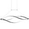 Dainolite Led Horizontal Pendant W/Swooped Arms SEL-43HP-PC