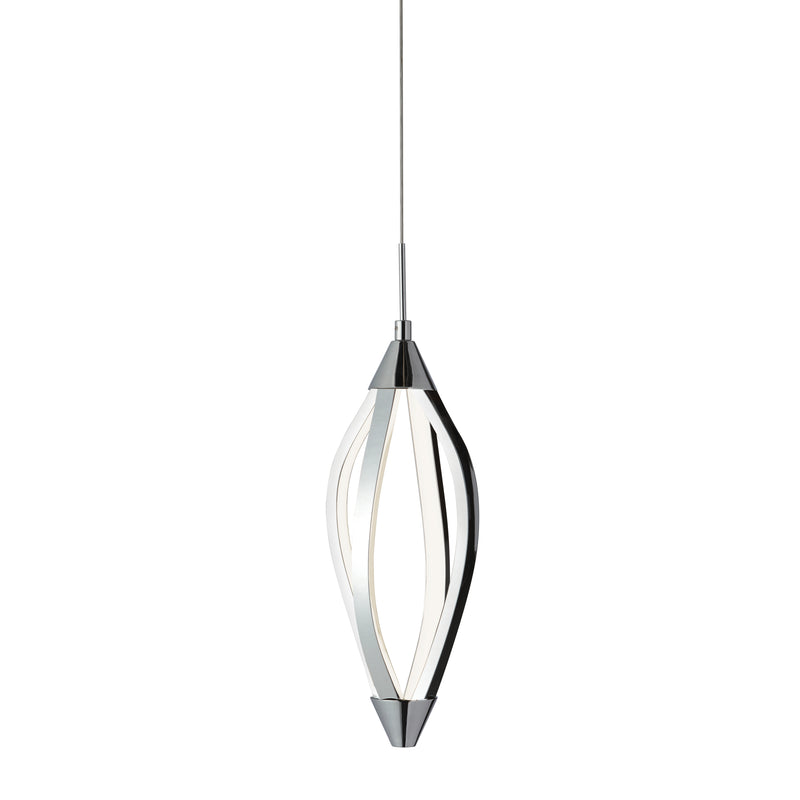 Dainolite Led Pendant W/Swooped Arms Polished Chrome SEL-6P-PC