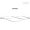 Dainolite 53W Led Horizontal Pendant Satin Chrome Finish SEL-72HP-SC