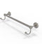 Allied Brass Sag Harbor Collection 24 Inch Towel Bar with Integrated Hooks SG-41-24-HK-SN