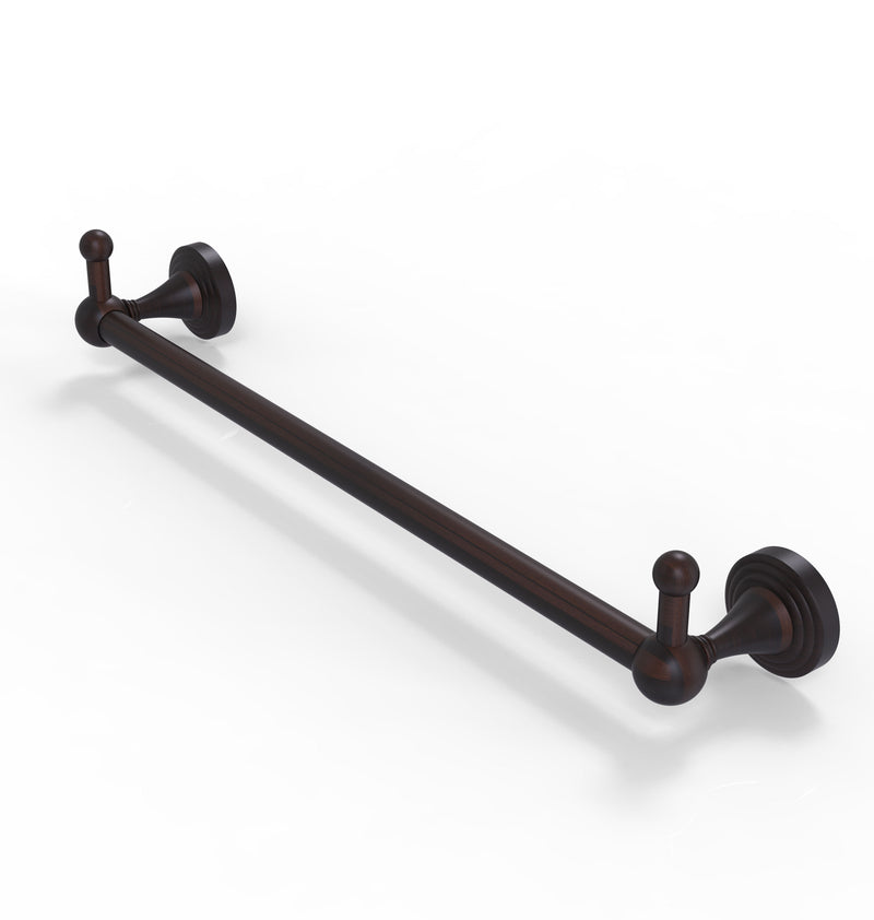 Allied Brass Sag Harbor Collection 30 Inch Towel Bar with Integrated Hooks SG-41-30-PEG-VB