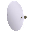 Allied Brass Sag Harbor Collection Frameless Round Tilt Mirror with Beveled Edge SG-90-ABR