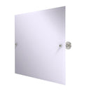 Allied Brass Sag Harbor Collection Frameless Landscape Rectangular Tilt Mirror with Beveled Edge SG-93-SN