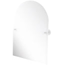 Allied Brass Sag Harbor Collection Frameless Arched Top Tilt Mirror with Beveled Edge SG-94-WHM