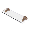 Allied Brass Soho Collection 16 Inch Glass Vanity Shelf with Beveled Edges SH-1-16-BBR