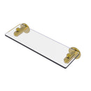 Allied Brass Soho Collection 16 Inch Glass Vanity Shelf with Beveled Edges SH-1-16-PB