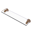 Allied Brass Soho Collection 22 Inch Glass Vanity Shelf with Beveled Edges SH-1-22-BBR