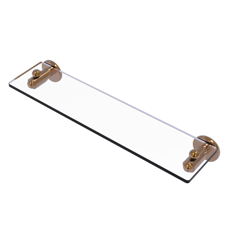 Allied Brass Soho Collection 22 Inch Glass Vanity Shelf with Beveled Edges SH-1-22-BBR