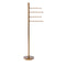 Allied Brass Soho Collection Free Standing 4 Pivoting Swing Arm Towel Stand SH-84-BBR