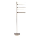 Allied Brass Soho Collection Free Standing 4 Pivoting Swing Arm Towel Stand SH-84-PEW