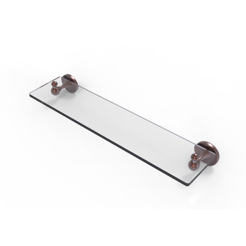 Allied Brass Shadwell Collection 22 Inch Glass Vanity Shelf with Beveled Edges SL-1-22-CA