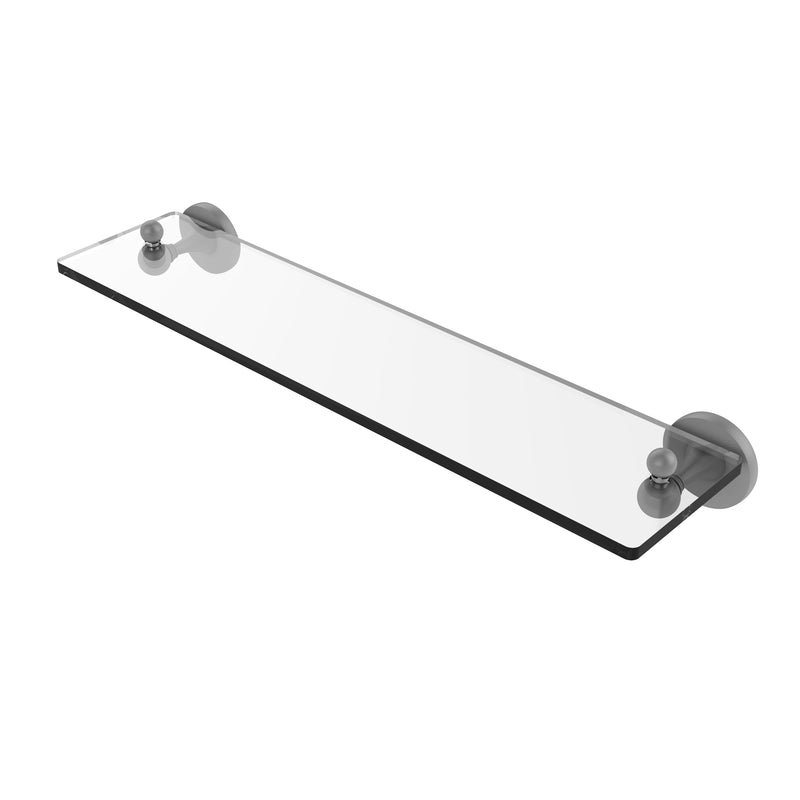 Allied Brass Shadwell Collection 22 Inch Glass Vanity Shelf with Beveled Edges SL-1-22-GYM